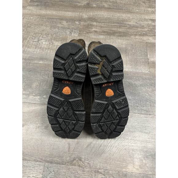 Ariat Groundbreaker Men\'s Wide Square Toe Work Boot - Brown, Size US9 (10020059) main image 4